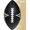 image:imageFranklin Sports NFL Football  Kids Foam Football  Soft Junior Size 85 Ball with 3D Logos  Perfect for Gameday  TailgatesNew Orleans Saints