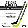 image:imageFranklin Sports Mini Hockey Goal Set  Indoor Knee Goal  2 Shinny Hockey Sticks  2 Mini Foam Balls  Pop Out Shooting Targets  All Star