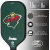 image:imageFranklin Sports NHL Team Pickleball Paddles  Official NHL Hockey Team Logo Pickleball Paddles  Signature Series 13MM Pickleball Paddle with MaxGrit  USA Pickleball USAPA ApprovedMinnesota Wild