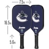 image:imageFranklin Sports NHL Team Pickleball Paddles  Official NHL Hockey Team Logo Pickleball Paddles  Signature Series 13MM Pickleball Paddle with MaxGrit  USA Pickleball USAPA ApprovedVancouver Canucks
