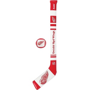 image:imageFranklin Sports NHL Team Mini Soft Hockey Stick Set  NHL Team Soft Foam Mini Hockey Stick and Ball  Great Toy for KidsDetroit Red Wings