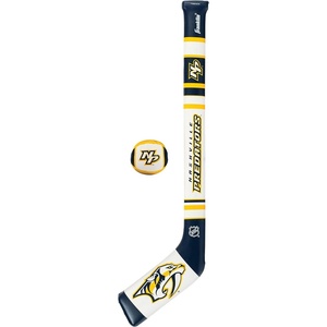 image:imageFranklin Sports NHL Team Mini Soft Hockey Stick Set  NHL Team Soft Foam Mini Hockey Stick and Ball  Great Toy for KidsNashville Predators