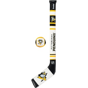 image:imageFranklin Sports NHL Team Mini Soft Hockey Stick Set  NHL Team Soft Foam Mini Hockey Stick and Ball  Great Toy for KidsPittsburgh Penguins