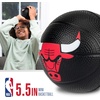 image:imageFranklin Sports Kids NBA Mini Foam Basketball  55 Inch Soft Toy Basketball for Indoor or Mini Over the Door HoopsChicago Bulls