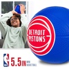 image:imageFranklin Sports Kids NBA Mini Foam Basketball  55 Inch Soft Toy Basketball for Indoor or Mini Over the Door HoopsDetroit Pistons