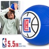 image:imageFranklin Sports Kids NBA Mini Foam Basketball  55 Inch Soft Toy Basketball for Indoor or Mini Over the Door HoopsLos Angeles Clippers