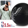 image:imageFranklin Sports Kids NBA Mini Foam Basketball  55 Inch Soft Toy Basketball for Indoor or Mini Over the Door HoopsSan Antonio Spurs