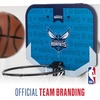 image:imageFranklin Sports NBA Team Over The Door Basketball Hoop  Kids Indoor Mini Basketball Hoop with Basketball  NBA Fan Shop Mini Hoop for Bedroom amp OfficeCharlotte Hornets