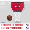 image:imageFranklin Sports NBA Team Over The Door Basketball Hoop  Kids Indoor Mini Basketball Hoop with Basketball  NBA Fan Shop Mini Hoop for Bedroom amp OfficeChicago Bulls