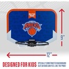 image:imageFranklin Sports NBA Team Over The Door Basketball Hoop  Kids Indoor Mini Basketball Hoop with Basketball  NBA Fan Shop Mini Hoop for Bedroom amp OfficeNew York Knicks