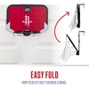 image:imageFranklin Sports NBA Team Over The Door Basketball Hoop  Kids Indoor Mini Basketball Hoop with Basketball  NBA Fan Shop Mini Hoop for Bedroom amp OfficeHouston Rockets