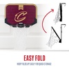 image:imageFranklin Sports NBA Team Over The Door Basketball Hoop  Kids Indoor Mini Basketball Hoop with Basketball  NBA Fan Shop Mini Hoop for Bedroom amp OfficeCleveland Cavaliers