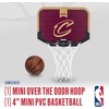 image:imageFranklin Sports NBA Team Over The Door Basketball Hoop  Kids Indoor Mini Basketball Hoop with Basketball  NBA Fan Shop Mini Hoop for Bedroom amp OfficeCleveland Cavaliers