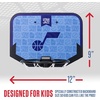 image:imageFranklin Sports NBA Team Over The Door Basketball Hoop  Kids Indoor Mini Basketball Hoop with Basketball  NBA Fan Shop Mini Hoop for Bedroom amp OfficeUtah Jazz