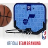 image:imageFranklin Sports NBA Team Over The Door Basketball Hoop  Kids Indoor Mini Basketball Hoop with Basketball  NBA Fan Shop Mini Hoop for Bedroom amp OfficeUtah Jazz