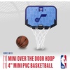 image:imageFranklin Sports NBA Team Over The Door Basketball Hoop  Kids Indoor Mini Basketball Hoop with Basketball  NBA Fan Shop Mini Hoop for Bedroom amp OfficeUtah Jazz