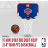 image:imageFranklin Sports NBA Team Over The Door Basketball Hoop  Kids Indoor Mini Basketball Hoop with Basketball  NBA Fan Shop Mini Hoop for Bedroom amp OfficeNew York Knicks