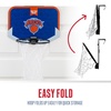 image:imageFranklin Sports NBA Team Over The Door Basketball Hoop  Kids Indoor Mini Basketball Hoop with Basketball  NBA Fan Shop Mini Hoop for Bedroom amp OfficeNew York Knicks