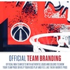 image:imageFranklin Sports NBA Team Over the Door Basketball Hoops  Kids Indoor Mini Basketball Hoop  Ball Set  NBA Fan Mini HoopsWashington Wizards