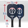 image:imageFranklin Sports NBA Team Pickleball Paddles  Official NBA Basketball Team Logo Pickleball Paddles  Signature Series 13MM Pickleball Paddle with MaxGrit  USA Pickleball USAPA ApprovedWashington Wizards