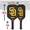 image:imageFranklin Sports MLB Team Pickleball Paddles  Official MLB Baseball Team Logo  Colors Pickleball Paddles  Signature Series 13MM Pickleball Paddle with MaxGrit  USA Pickleball USAPA ApprovedSan Diego Padres