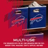 image:imageFranklin Sports NFL Storage Bins  Collapsible Cube Container  Basket  NFL Office Bedroom  Living Room  11x11Buffalo Bills