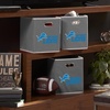 image:imageFranklin Sports NFL Storage Bins  Collapsible Cube Container  Basket  NFL Office Bedroom  Living Room  11x11Detroit Lions Pack of 6