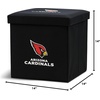 image:imageFranklin Sports NFL Storage Ottoman  Container  Folding Organizer Bins  Office Bedroom  Living Room Decor  14 x 14Arizona Cardinals