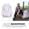 image:imageFranklin Sports USA SB Gameday FastpitchSoftball Backpack  Adult Youth Softball  Baseball Equipment  Bat Bag  Stores Batting Gloves Helmet Cleats  Waterproof Premium BatpackWhiteLilac