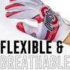 image:imageFranklin Sports Youth NCAA Football Receiver Gloves  Receiver Gloves for Kids  NCAA Team Logos and Silicone Palm  Youth Pair  Great for Games amp CostumesOhio State Buckeyes
