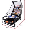 image:imageFranklin Sports Anywhere Basketball Arcade Game  Table Top Basketball Arcade Shootout Indoor Electronic Basketball GameElectronic Basketball BounceABucket  Basketball  Black