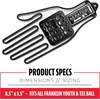image:imageFranklin Sports Batting Glove Aerator Inserts  Dries Sweat  Eliminates Odor  Fits Baseball Softball Football Golf  Work Gloves  Adult  Kids SizesYouth