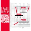 image:imageFranklin Sports MLB Baseball  Softball Scorebook  Book for Stats  Coaching Official Scorekeeper  25 Games