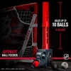 image:imageFranklin Sports NHL Automatic Mini Hockey Ball Passer  Knee Hockey Ball Passer Includes 6 Mini Balls  NHL LicensedOne Size