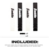 image:imageFranklin Sports Pickleball Paddle Edge Guard Tape  Edge Protection Tape for Paddle Heads  BlackWhiteFits 1214mm Paddles