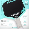 image:imageFranklin Sports Pro Pickleball Paddles  FS Tour Featherweight Series Lightweight Paddles  USA Pickleball Approved  Raw Carbon Fiber Surface  Dynasty  Tempo  12mm CoreBlackWhiteTeal