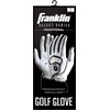 image:imageFranklin Sports Golf Glove  Pro Golf Gloves  Premium Leather Golfing Glove  Maximum Grip  White  BlackPearl