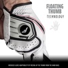 image:imageFranklin Sports Golf Glove  Pro Golf Gloves  Premium Leather Golfing Glove  Maximum Grip  White  BlackPearl
