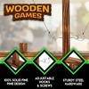image:imageFranklin Sports Dueling Ring Hooking Game  Fun Wooden Adult and Kid Party Indoor Game Room Activity  Two Rings and Score Tracker Included