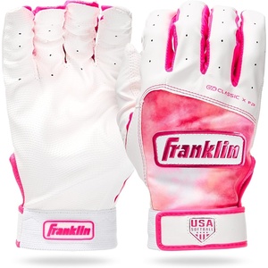 image:imageFranklin Sports Classic X Softball Batting Gloves  Girls Small  Pink  QuadFlex Seamless Palm TriCurve Natural Fit Premium Leather Durability Built for Fastpitch  Slowpitch