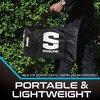 image:imageFranklin Sports Sideline Team Bench  Collapsible Sports Bench  Easy Assembly  Pop Up Black 6 Person