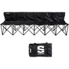 image:imageFranklin Sports Sideline Team Bench  Collapsible Sports Bench  Easy Assembly  Pop Up Black 6 Person