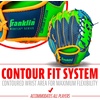 image:imageFranklin Sports Teeball Meshtek Gloves NavyLimeOrange Right Hand Throw 95
