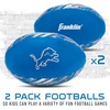 image:imageFranklin Sports NFL Detroit Lions Mini Soft Kids Footballs  2 Pack of Kids Indoor  Outdoor Soft Sport Balls  4 Inch Team Toy Footballs for Kids  NFL Youth Fan Shop