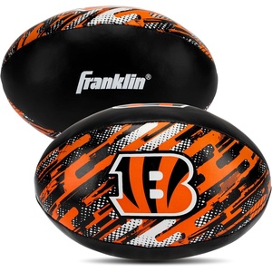 image:imageFranklin Sports NFL Cincinnati Bengals Mini Soft Kids Footballs  2 Pack of Kids Indoor  Outdoor Soft Sport Balls  4 Inch Team Toy Footballs for Kids  NFL Youth Fan Shop