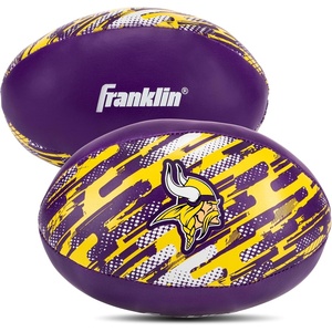 image:imageFranklin Sports NFL Minnesota Vikings Mini Soft Kids Footballs  2 Pack of Kids Indoor  Outdoor Soft Sport Balls  4 Inch Team Toy Footballs for Kids  NFL Youth Fan Shop