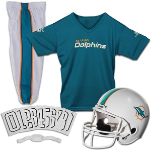 image:imageFranklin Sports NFL Kids Football Uniform Costume  Helmet Jersey  PantsMiami Dolphins