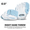 image:imageFranklin Sports CTZ FP Softball Glove  120 BasketWeb  White  Blue